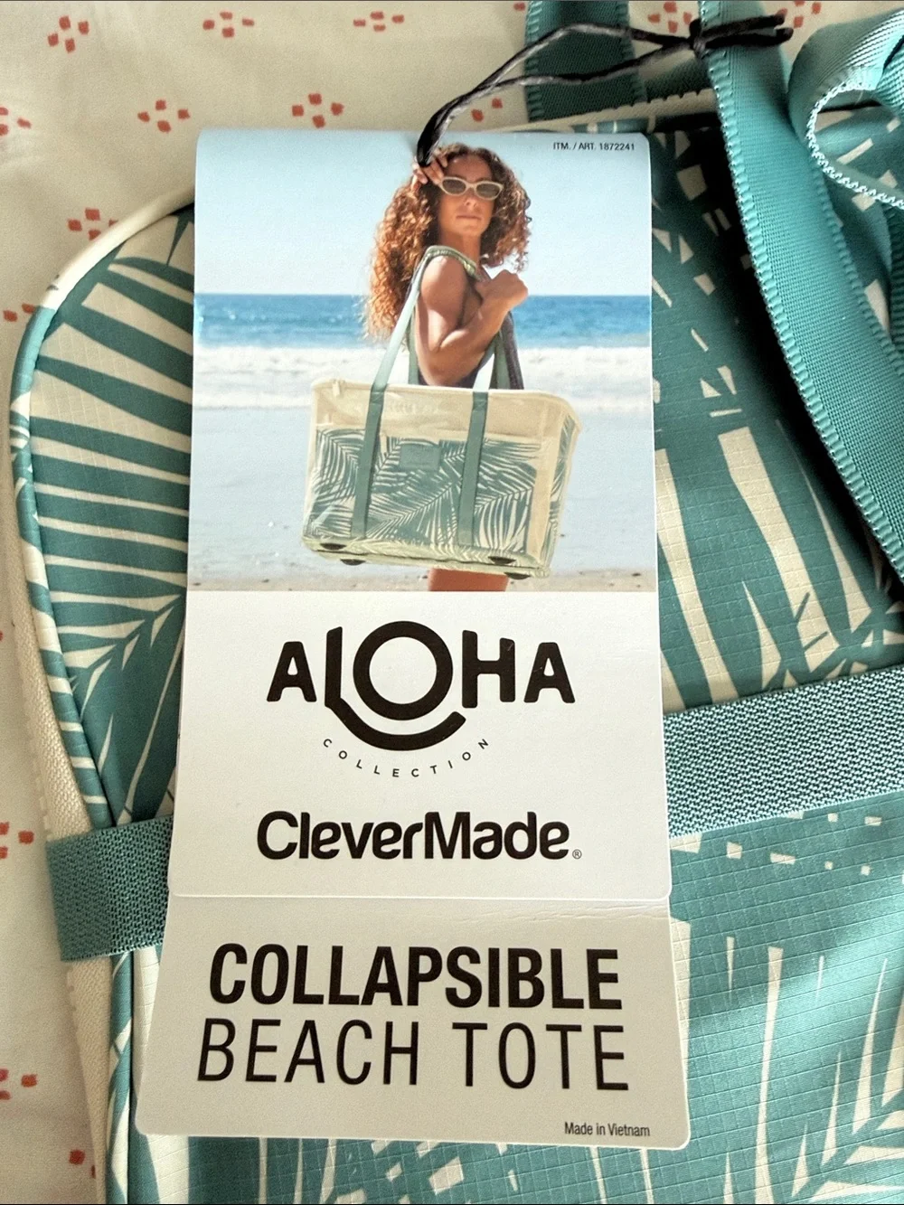 Aloha collapsible Beach Tote, brand new with tags. - Picture 2 of 4